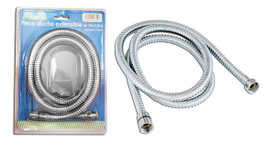 Pluvia Flexo Ducha Inox Extensible 1.80-2.30 m Ø14 mm Doble Enganche BF0018