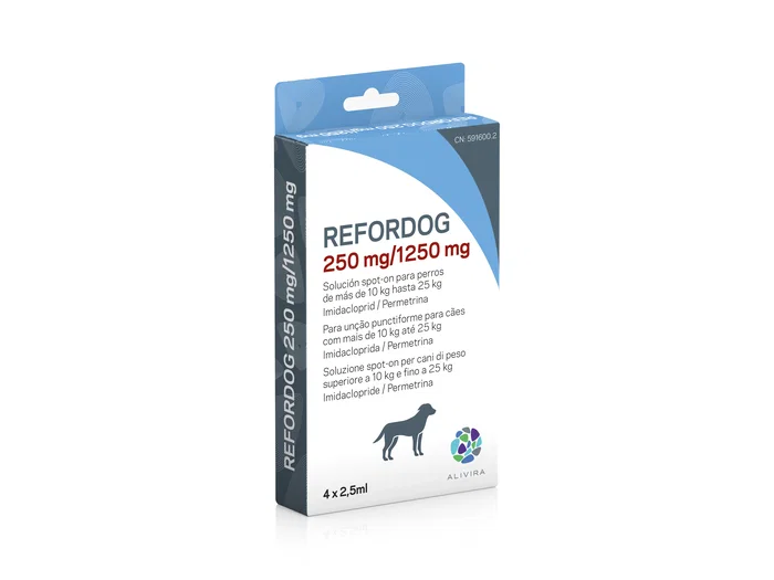 REFORDOG Spot-on para Perros 10-25kg 4x2,5ml