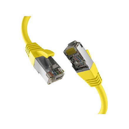 EFB Elektronik EFB RJ45 Patchkabel S/FTP PIMF Cat8.1 5.00m Amarillo EFB Elektronik EFB RJ45 Patchkabel S/FTP PIMF Cat8.1 5.00m Amarillo