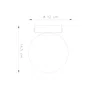 YOLI SOL-SL.1146 Lámpara de techo esférica, blanco o negro, varios puntos de luz, para estilos escandinavo, moderno, industrial