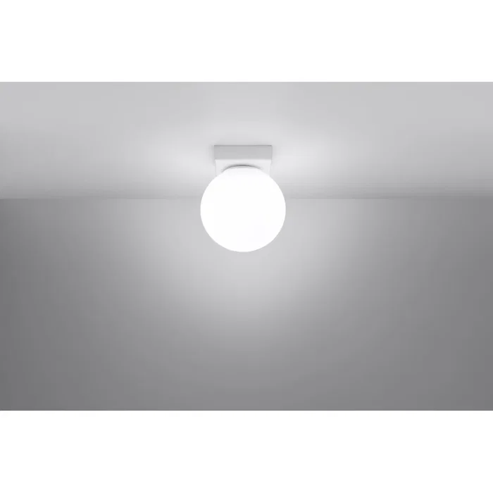 YOLI SOL-SL.1146 Lámpara de techo esférica, blanco o negro, varios puntos de luz, para estilos escandinavo, moderno, industrial