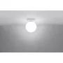 YOLI SOL-SL.1146 Lámpara de techo esférica, blanco o negro, varios puntos de luz, para estilos escandinavo, moderno, industrial