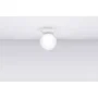 YOLI SOL-SL.1146 Lámpara de techo esférica, blanco o negro, varios puntos de luz, para estilos escandinavo, moderno, industrial