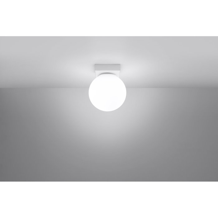 YOLI Lámpara de Techo YOLI 1 SOL-SL.1146 - Blanco y Negro, Estilo Escandinavo y Moderno