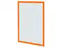 Nobo Marco Porta Anuncios Magnético Autoadhesivo DIN A3 Naranja Pack 2 Unidades