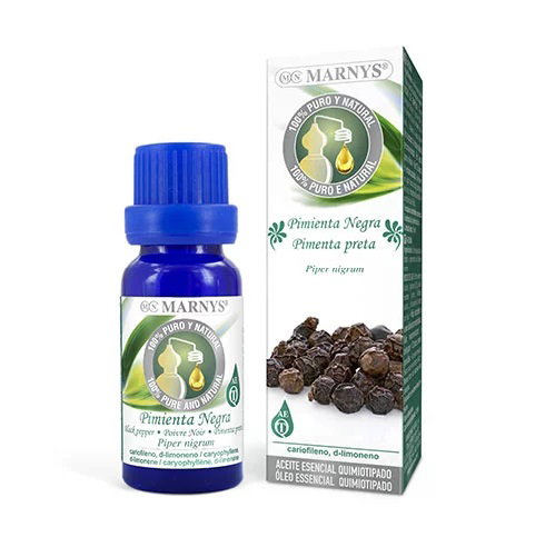 MARNYS Aceite Esencial de Pimienta Negra 15 ml