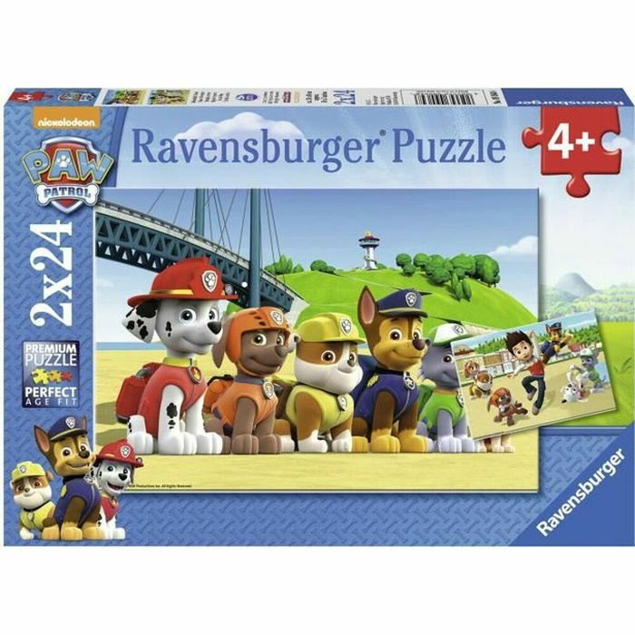 Ravensburger Puzzle Patrulla Canina Paw Patrol Beach 2x24 Piezas