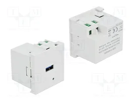 DeLOCK Módulo de puerto de carga Easy 45 1 x USB Tipo-A 18 W Blanco