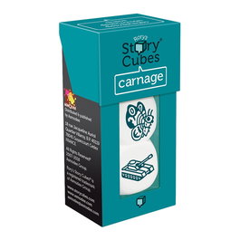 Rory's Story Cubes Expansión ML Destrucción - Juego de Dados Narrativo, 3 Dados Temáticos, Compatible con Todas las Versiones, Editorial Zygomatic, Multilingüe, a Partir de 8 Años