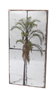 DKD Home Decor Espejo de Metal y Cristal con Diseño de Palmera Envejecido 60x120 cm
