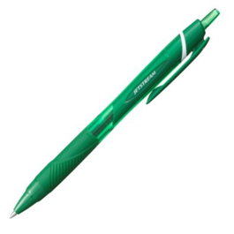 UNI-BALL Jetstream SXN-150C Bolígrafo Retráctil Verde 0,35 mm Pack de 10