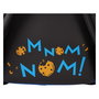 Loungefly Mochila Peluche Cookie Monster Barrio Sésamo con Monedero Extraíble, 22,86x11,43x26,67cm, Felpa y Cuero Vegano
