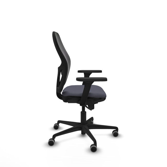 PIQUERAS Y CRESPO Silla de oficina Jorquera con mecanismo Sincro, Gris oscuro y Negro PIQUERAS Y CRESPO Silla de oficina Jorquera con mecanismo Sincro, Gris oscuro y Negro