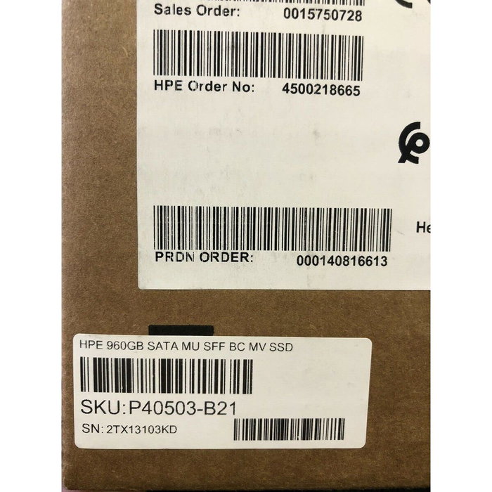 Disco Duro HPE P40503-B21 960 GB SSD