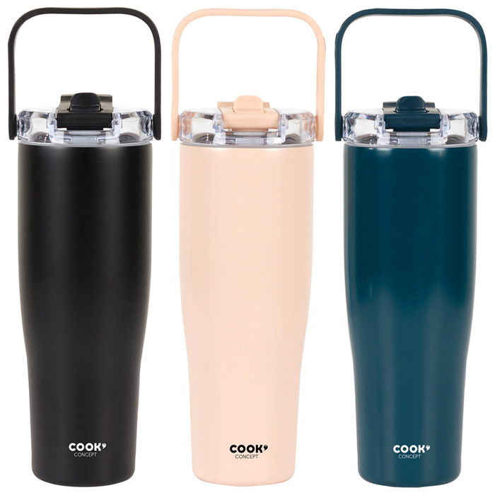 Cook Concept Mug Térmico 900 Ml Modelo New York Con Asa Colores Surtidos