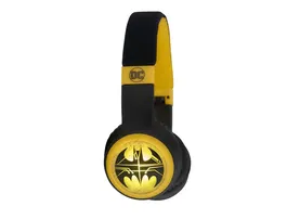 Wondee Auricular Bluetooth Batman con LED y Micrófono, Diseño 2 en 1, Bluetooth 5.0, 4h de Autonomía, Batlogo
