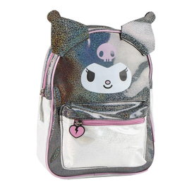 Cerdá Mochila Infantil Fantasía Hello Kitty y Kuromi Negro