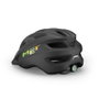 MET Crackerjack Casco Niños Unisex 52-57 cm con Visera Desmontable y Luz LED Integrada