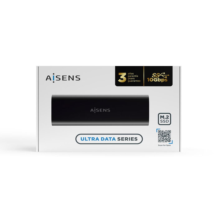 Aisens Caja Externa M.2 ASM2-014B SATA/NVMe USB 3.2 Gen 2 Negro