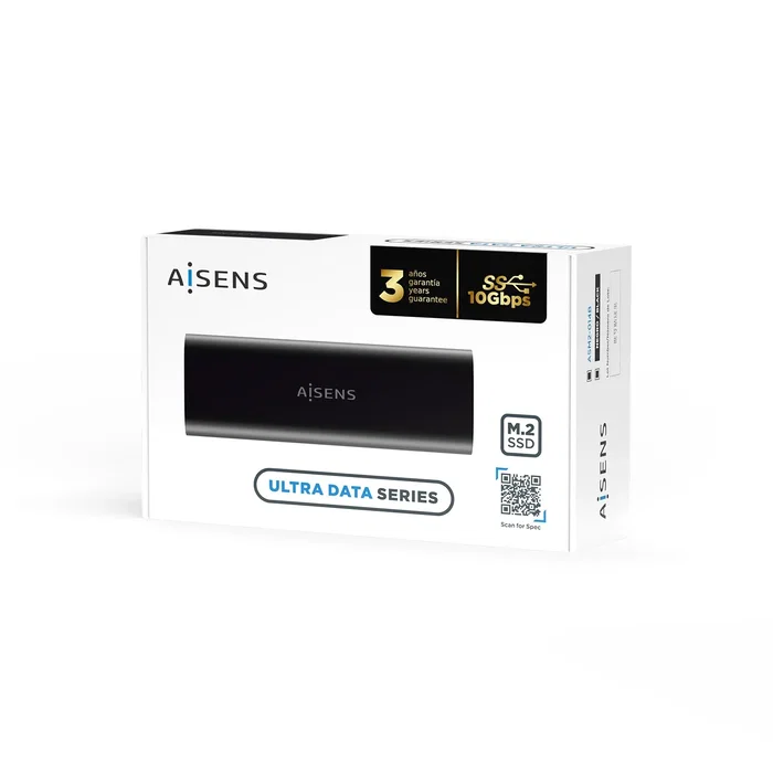 Aisens ASM2-014B Caja Externa M.2 SATA/NVMe USB 3.2 Gen 2 Negro