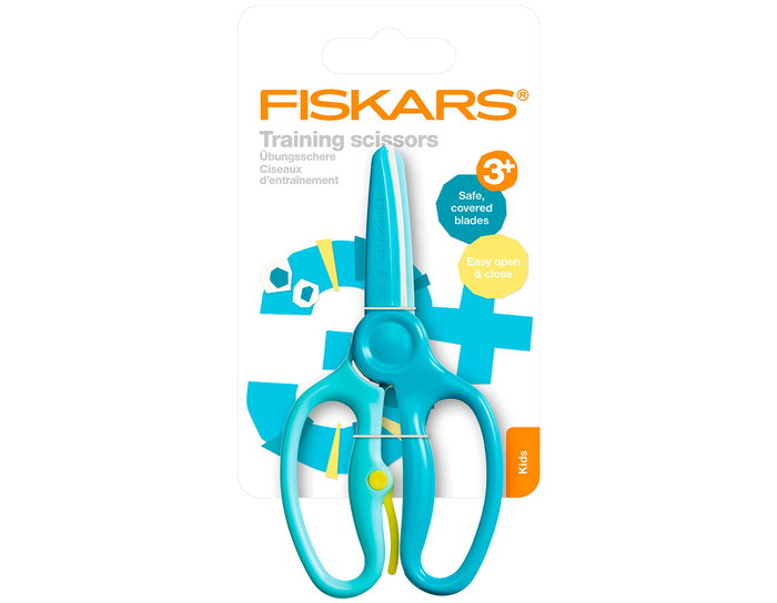 Fiskars Tijeras de entrenamiento para niños 3+ Azul