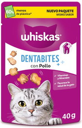 Mars Snacks Dentales Dentabites para Gatos 6x40gr, Limpieza Dental, Aliento Fresco, Té Verde