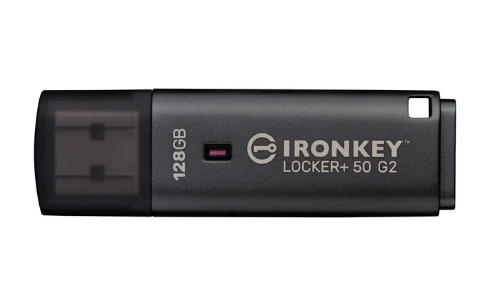 Kingston Technology IronKey Locker Plus 50 G2 128GB USB 3.2 Gen 1, Cifrado AES-256, FIPS 197 – Negro Kingston Technology IronKey Locker Plus 50 G2 128GB USB 3.2 Gen 1, Cifrado AES-256, FIPS 197 – Negro