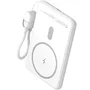 Leotec Powerbank 5000 mAh 20W Wireless Blanco con Cable USB Tipo-C