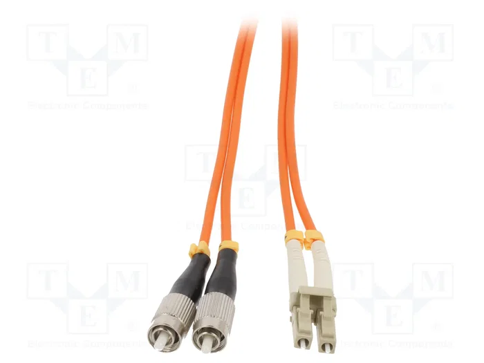 QOLTEC Cable de conexión de fibra óptica OM2 FC/UPC a LC/UPC 1m