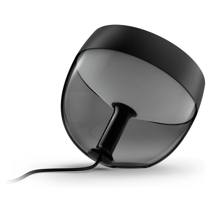 Philips Hue White & Color Ambiance Iris Lámpara de Mesa Inteligente Negro, Bluetooth/Zigbee, Luz Blanca y de Color 570lm, Compatible con Alexa, Google Assistant y Apple HomeKit