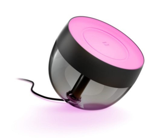 Philips Hue White & Color Ambiance Iris Lámpara de Mesa Inteligente, Negro