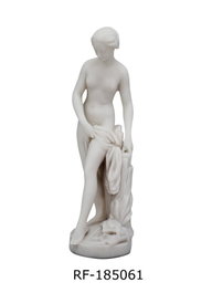 DKD Home Decor Figura de Resina Clásico Blanco