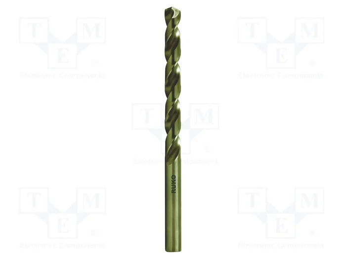 RUKO Broca para metal 4,2 mm x 75 mm HSS-Co RUKO Broca para metal 4,2 mm x 75 mm HSS-Co