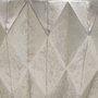 Ixia Macetero de Decoración Plata de Metal 37,50 x 37,50 x 25,50 cm