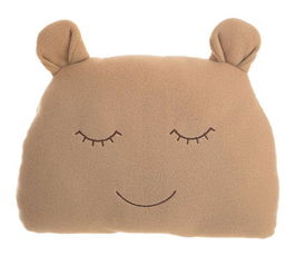 Creaciones Llopis Cojín Parachoques Cuna Oso Polar Marrón 35 x 29 cm