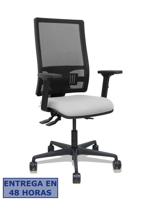 PIQUERAS Y CRESPO Bormate Silla de Oficina con Mecanismo Asincro, Gris Claro y Negro PIQUERAS Y CRESPO Bormate Silla de Oficina con Mecanismo Asincro, Gris Claro y Negro