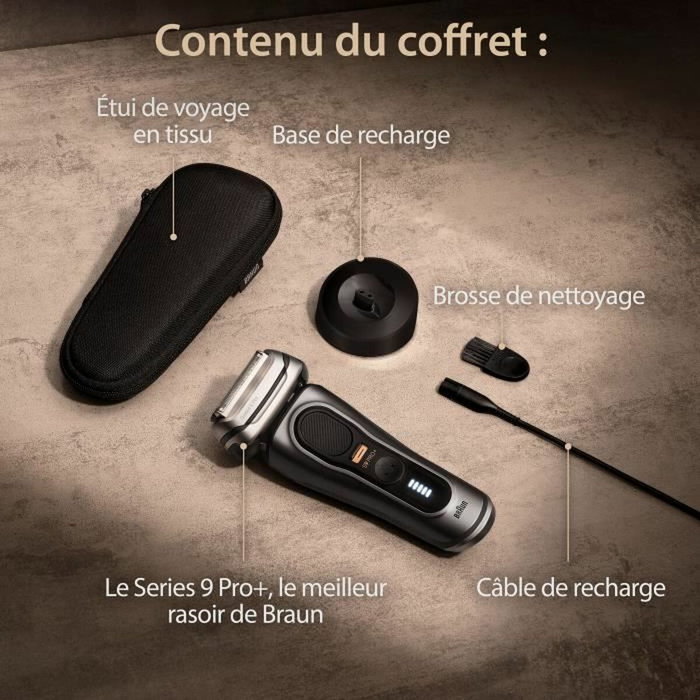 Braun Series 9 Pro+ 9515s Afeitadora y Cortapelos Wet & Dry Metálico