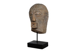 DKD Home Decor Figura Suar y Hierro Máscara Tribal