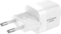 Vision TC-PUSBEU/30 Cargador de Pared Doble Puertos USB-C y USB-A 30W/18W con Carga Rápida Quick Charge 3.0 para Smartphone, Tableta y Portátil - Blanco
