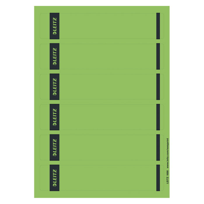 LEITZ 1686 Etiquetas para Archivadores de 5,2 cm (39,0 x 192,0 mm) LEITZ 1686 Etiquetas para Archivadores de 5,2 cm (39,0 x 192,0 mm)