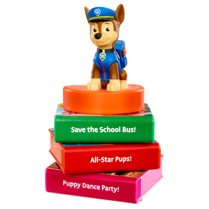 LITTLE TIKES Story Dream Machine - Máquina de Cuentos Patrulla Canina Paw Patrol en Español con 3 Cartuchos, Efectos de Luz y Sonido