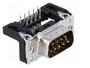 HARTING Conector D-Sub de 9 pines macho THT