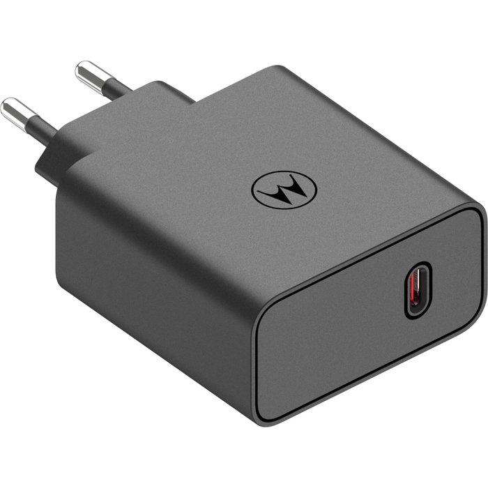 Motorola TurboPower 125W GaNFast Cargador de Pared Dual USB-C Negro Motorola TurboPower 125W GaNFast Cargador de Pared Dual USB-C Negro