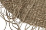 DKD Home Decor Pantalla Seagrass Metal 90x25x45 Natural