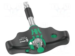 WERA Llave de carraca con mango tipo T de 1/4 pulgadas