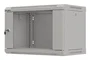 Lanberg Armario Rack Mural 19 Pulgadas 6U 540x350 Gris Puerta Cristal