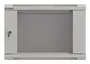 Lanberg Armario Rack Mural 19 Pulgadas 6U 540x350 Gris Puerta Cristal