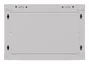 Lanberg Armario Rack Mural 19 Pulgadas 6U 540x350 Gris Puerta Cristal