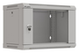 Lanberg Armario Rack Mural 19 Pulgadas 6U 540x350 Gris Puerta Cristal
