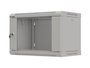 Lanberg Armario Mural Rack 19" 6U 540x350 Gris Puerta Cristal